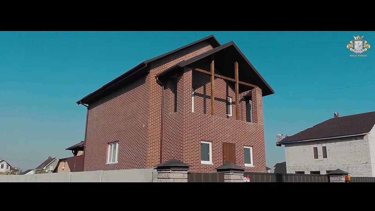 Thermal insulation of facades using the brick clinker thermal panels from Royal Faсade Ukraine