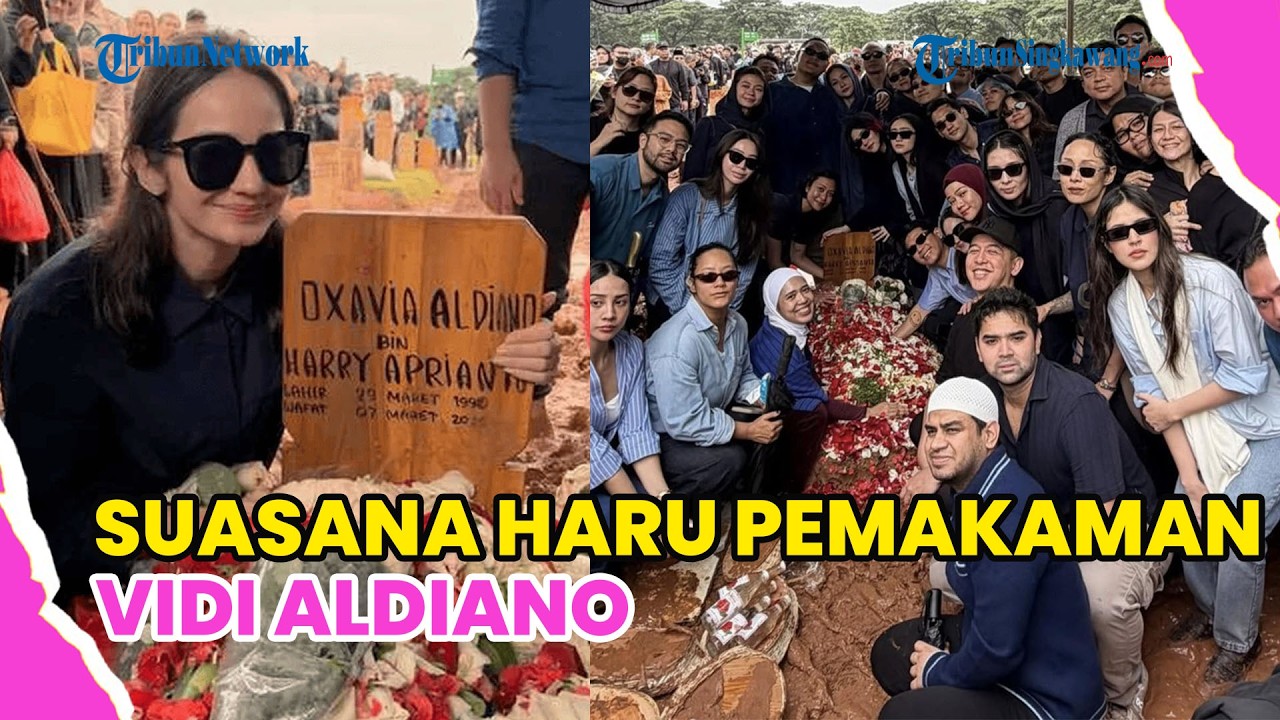 PEMAKAMAN VIDI ALDIANO DIHADIRI SEJUMLAH SELEBRITI, SUASANA HARU MENYELIMUTI