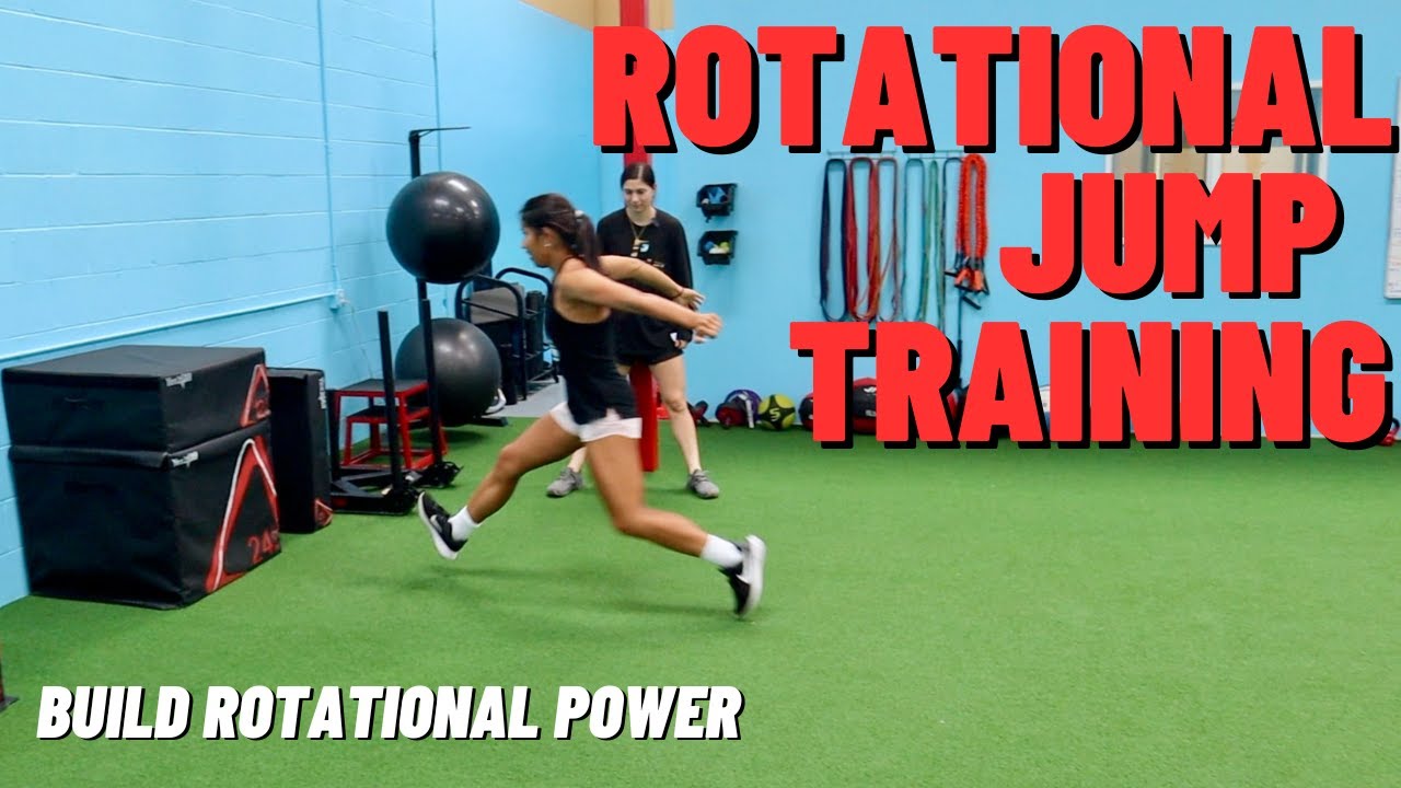 Rotational Jump Training For Power | Lower Body Rotational Power Training