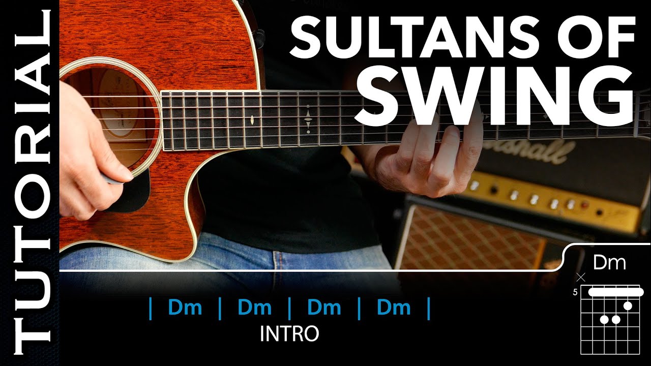 Cómo tocar Sultans Of Swing de Dire Straits en guitarra acústica Fácil! guitarraviva