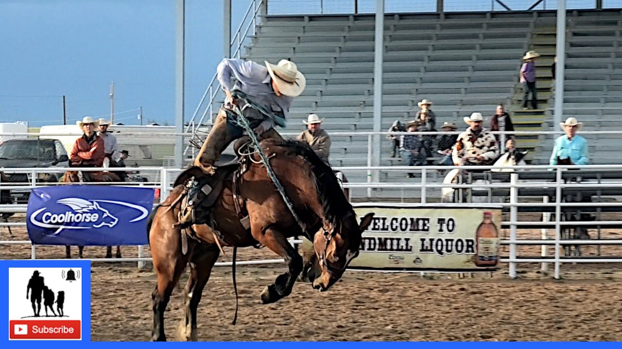 Bronc Riding Set 1 - 2021 Colorado Championship Ranch Rodeo | Friday