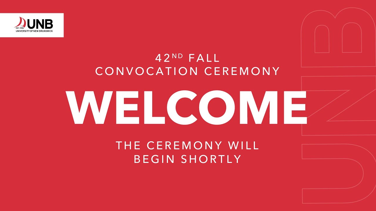 UNB's 42nd Fall Convocation