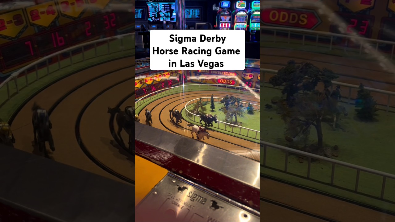 RARE Sigma Derby horse racing at The D Las Vegas