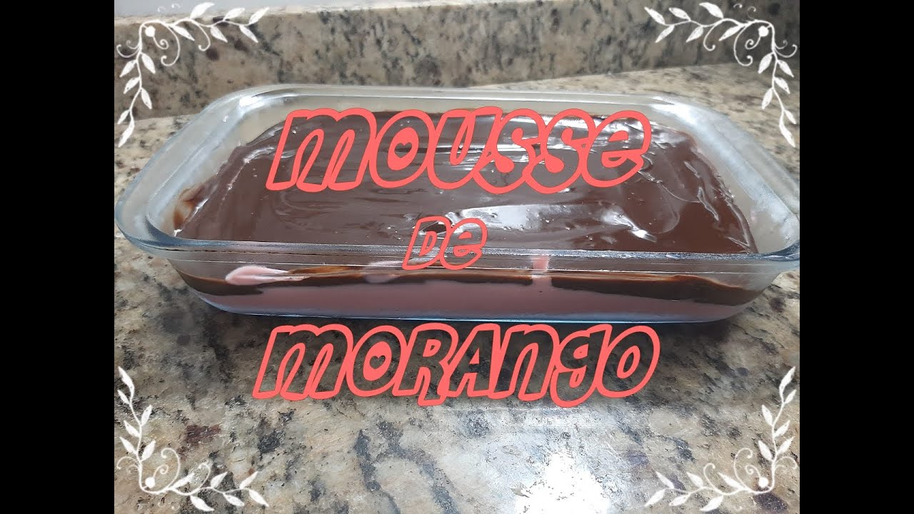 COM COBERTURA DE CHOCOLATE ESSE MOUSSE FICA PERFEITO!! | RECEITAS DA JÚ