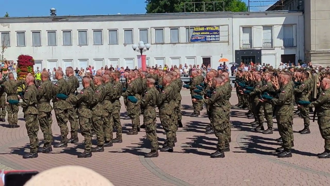 Przysięga Wojskowa 16 Tczewskiego Batalionu Saperów DZSW Stalowa Wola 08.07.2023.