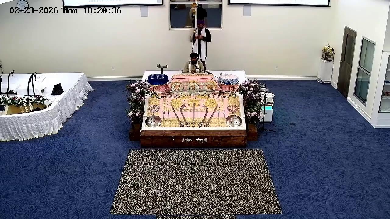 Guru Nanak Darbar Gurdwara Sahib Santa Rosa Live Telecast Evening  Diwan  Feb 23,  2026