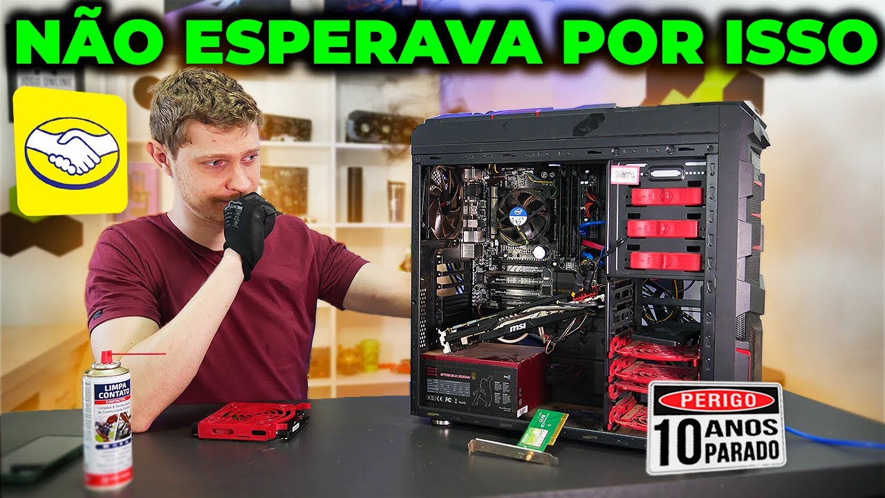 COMPREI UM PC GAMER DE 10 ANOS ATRÁS POR R$1000 NO MERCADO LIVRE E ESTAVA PODRE… FOI PREJUÍZO?