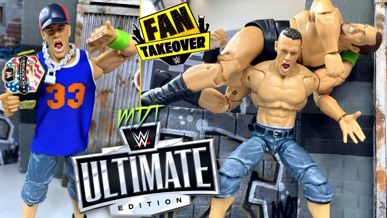 WWE ULTIMATE EDITION JOHN CENA FAN TAKEOVER FIGURE REVIEW!
