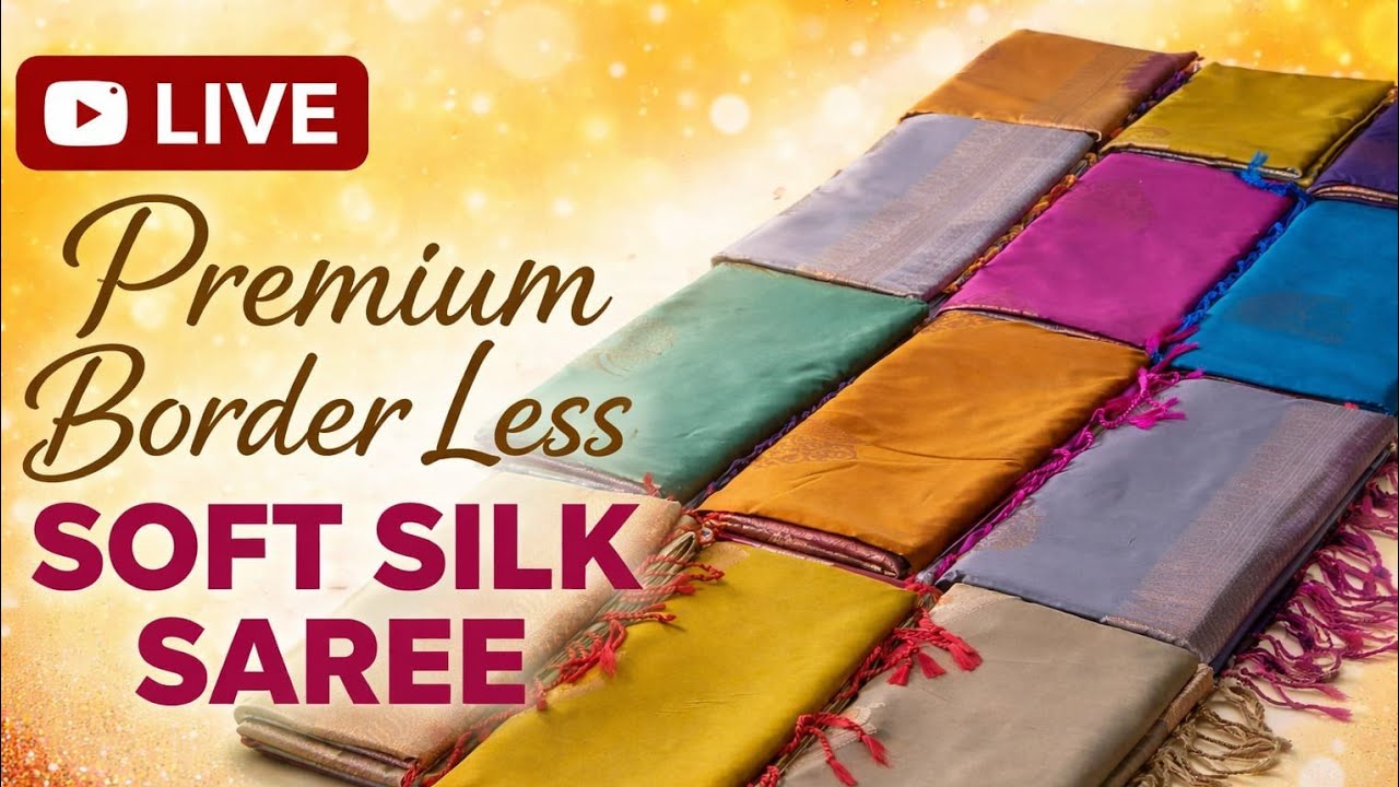 Premium Border less soft silk @1500