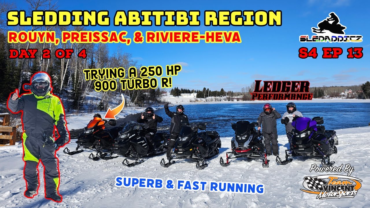 Trying a 250 HP Renegade X-RS! | Snowmobiling Abitibi-Temiscamingue | Day 2 - Rouyn to Riviere-Heva