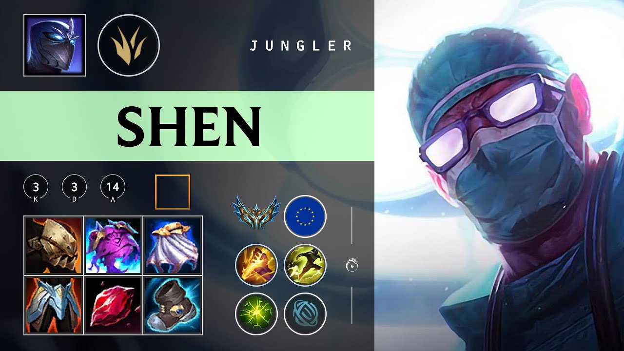 Shen Jungle vs Master Yi - EUW Challenger Patch 26.02