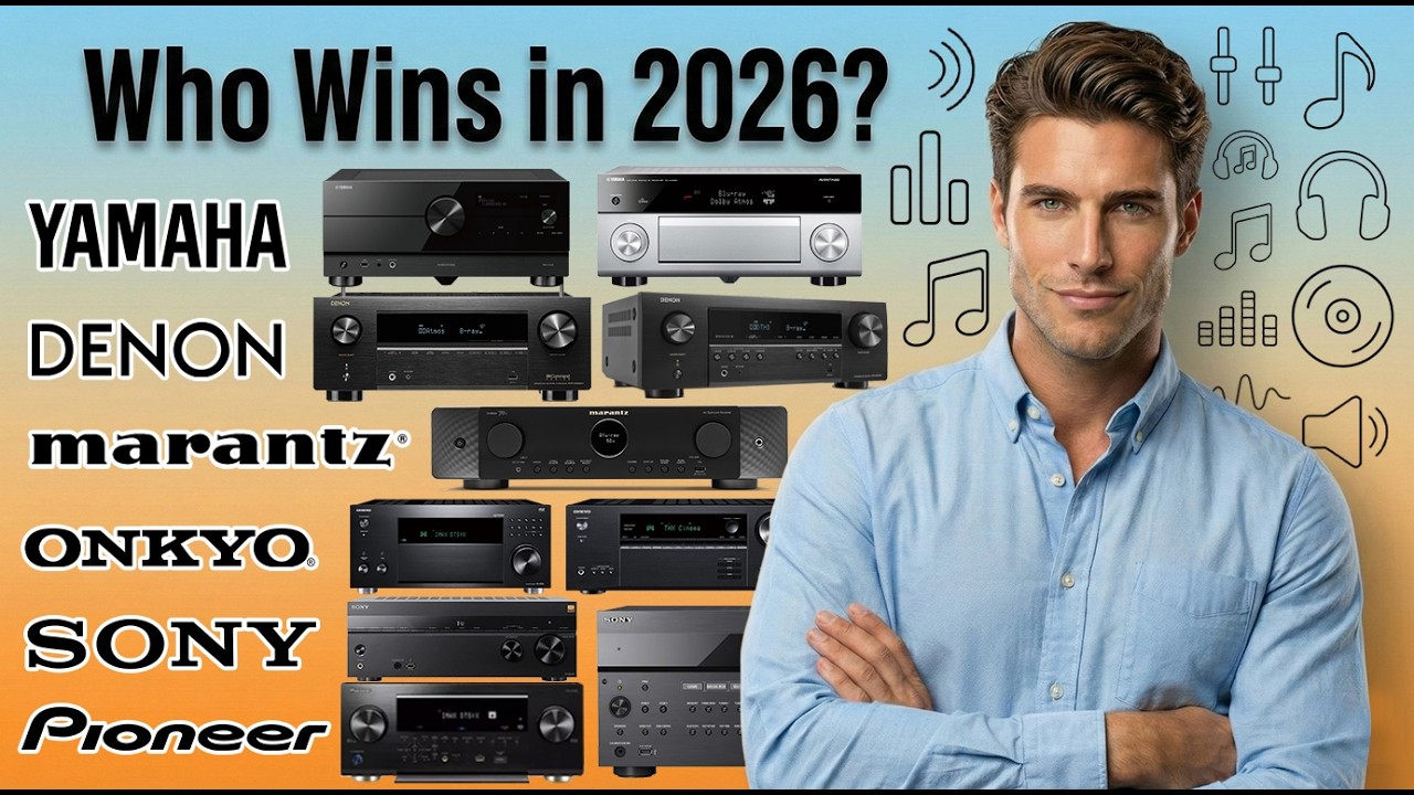 Лучшие AV-ресиверы 2026 года на любой бюджет (не покупайте, не посмотрев это видео) Лучшая систем...