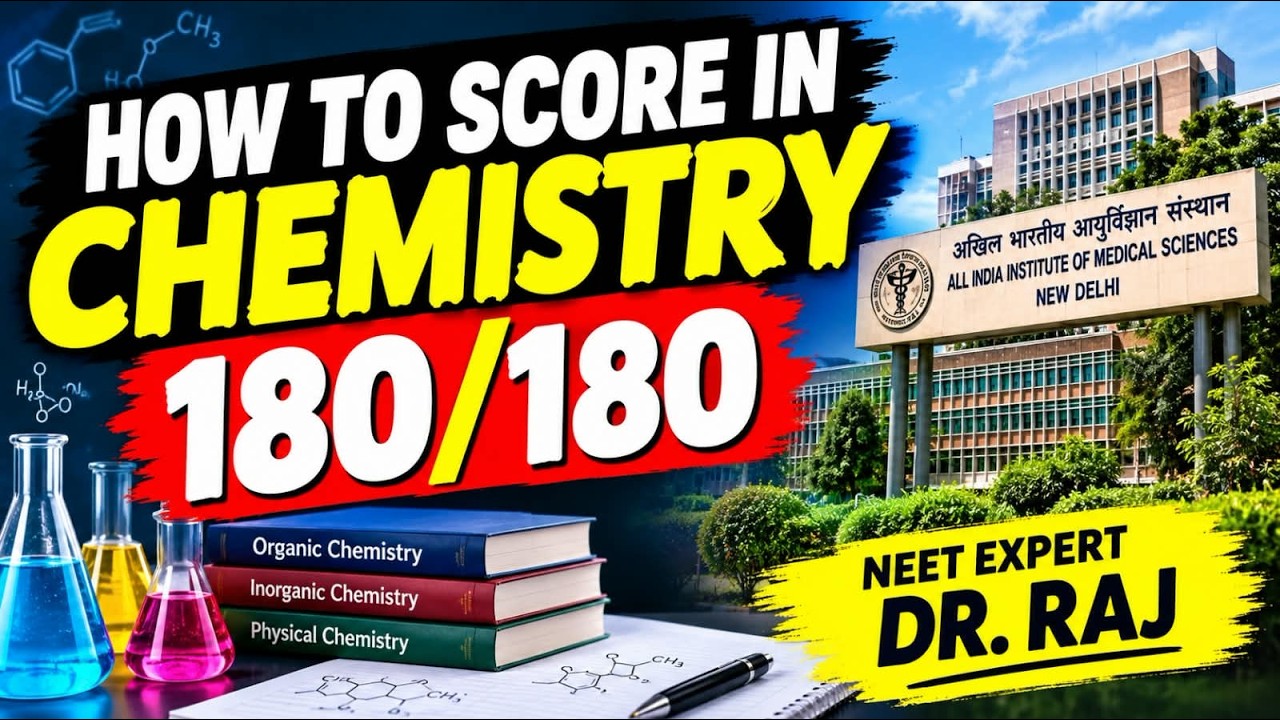 NEET 2027 : How to score 180/180 in NEET chemistry - full strategy! #aiimsdelhi #chemistrynotes #nta