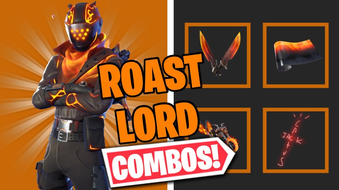 ROAST LORD COMBOS | FORTNITE SKIN REVIEW