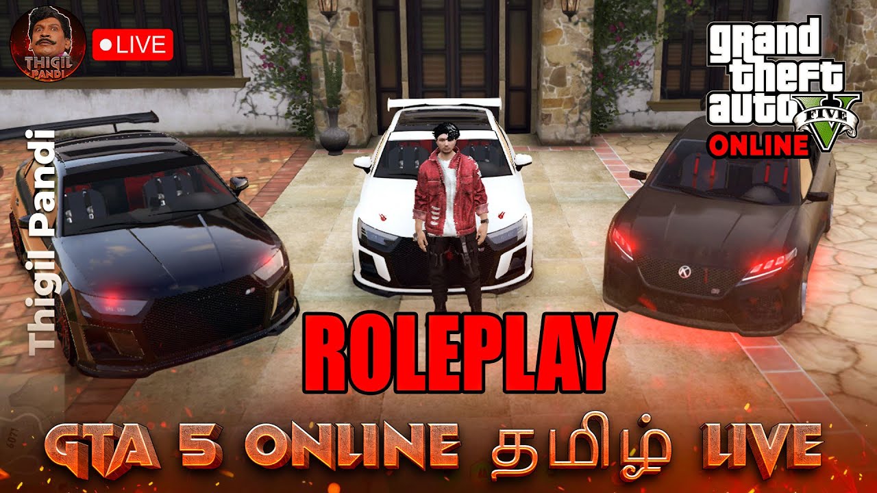 🔴GTA 5 live | Thigil Pandi YT I Roleplay & Money Grinding I Karmegam RP 