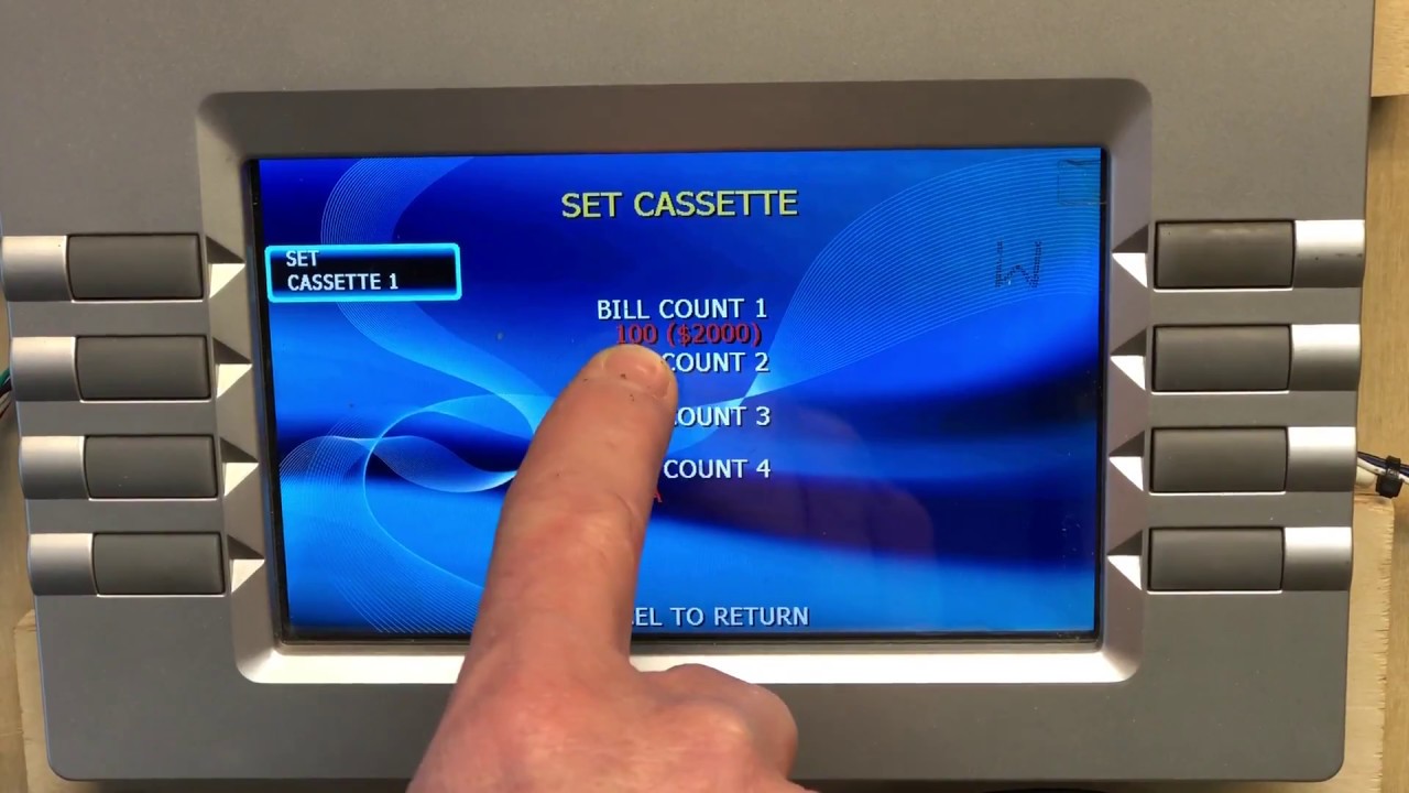 How to Add Cash / Update Bill Count on Your GenMega ATM