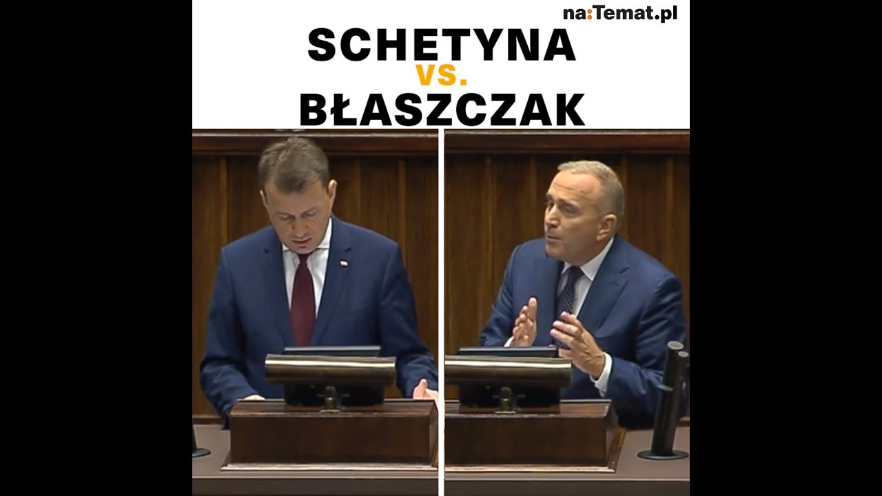Schetyna vs. Błaszczak