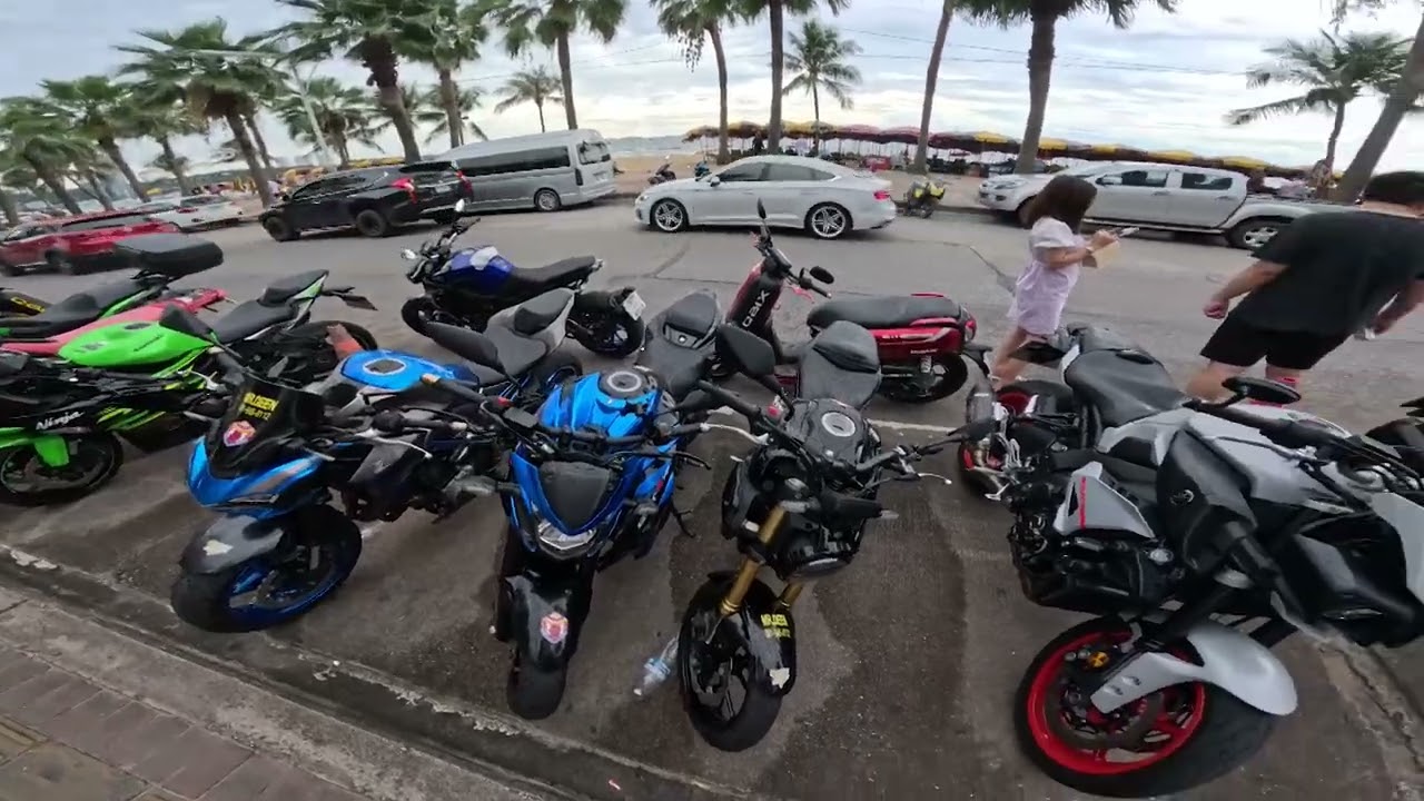 MR.DEEN big bike rental shop. Pattaya beach. Thailand. cheap and good service. good location