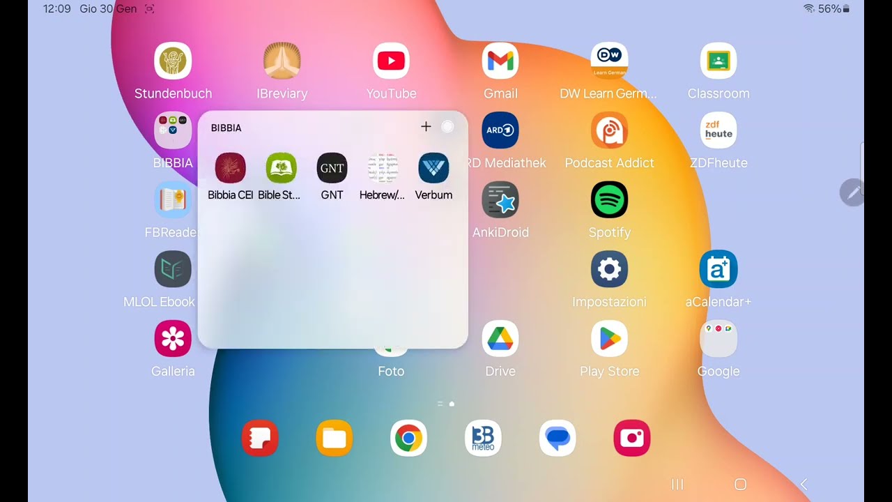 APP di BIBBIA gratuite da installare sul tablet per leggere la bibbia in GRECO