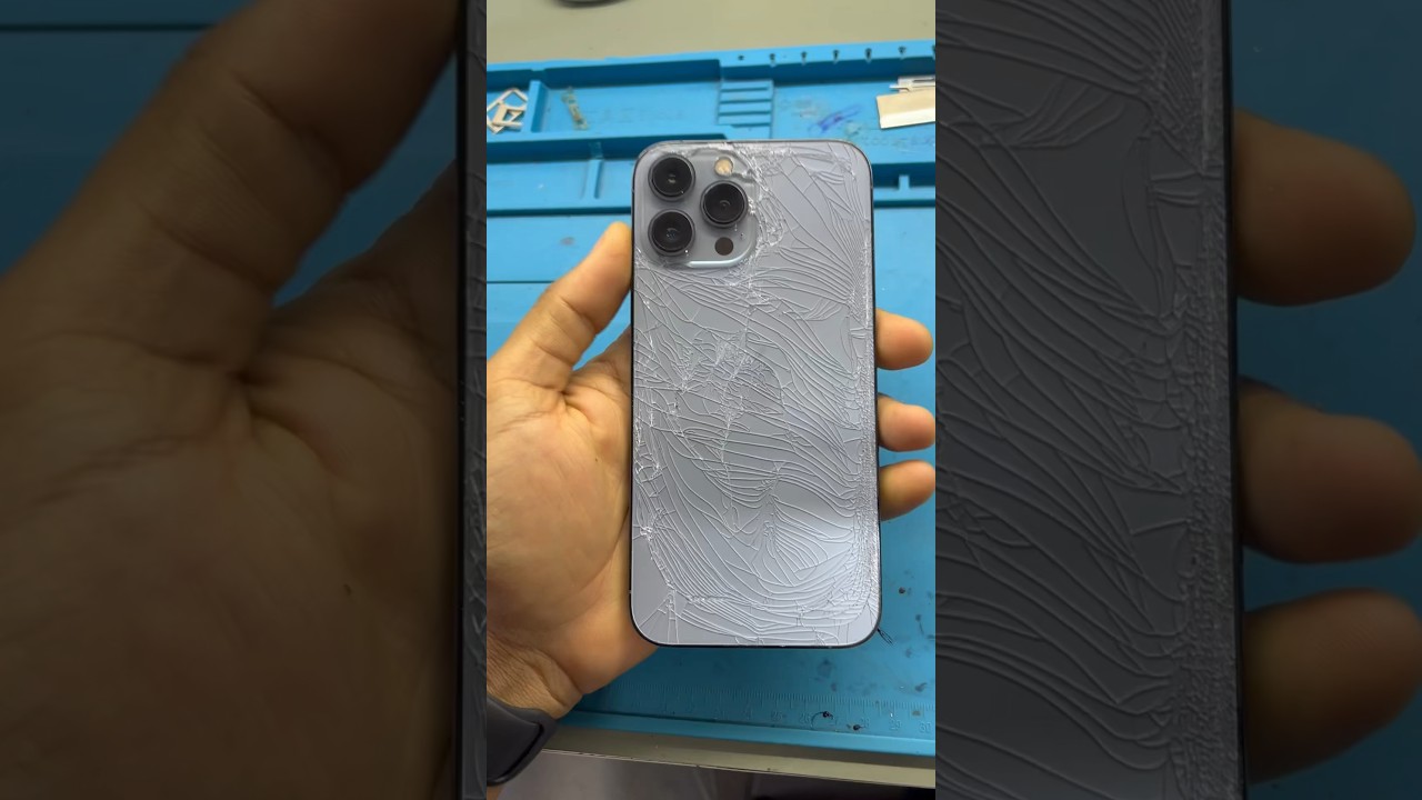 🔧 Troca de Tampa Traseira iPhone 13 Pro Max 🔧💰 R$ 490 vale a pena?🔍 Nem a Apple faz isso!💡