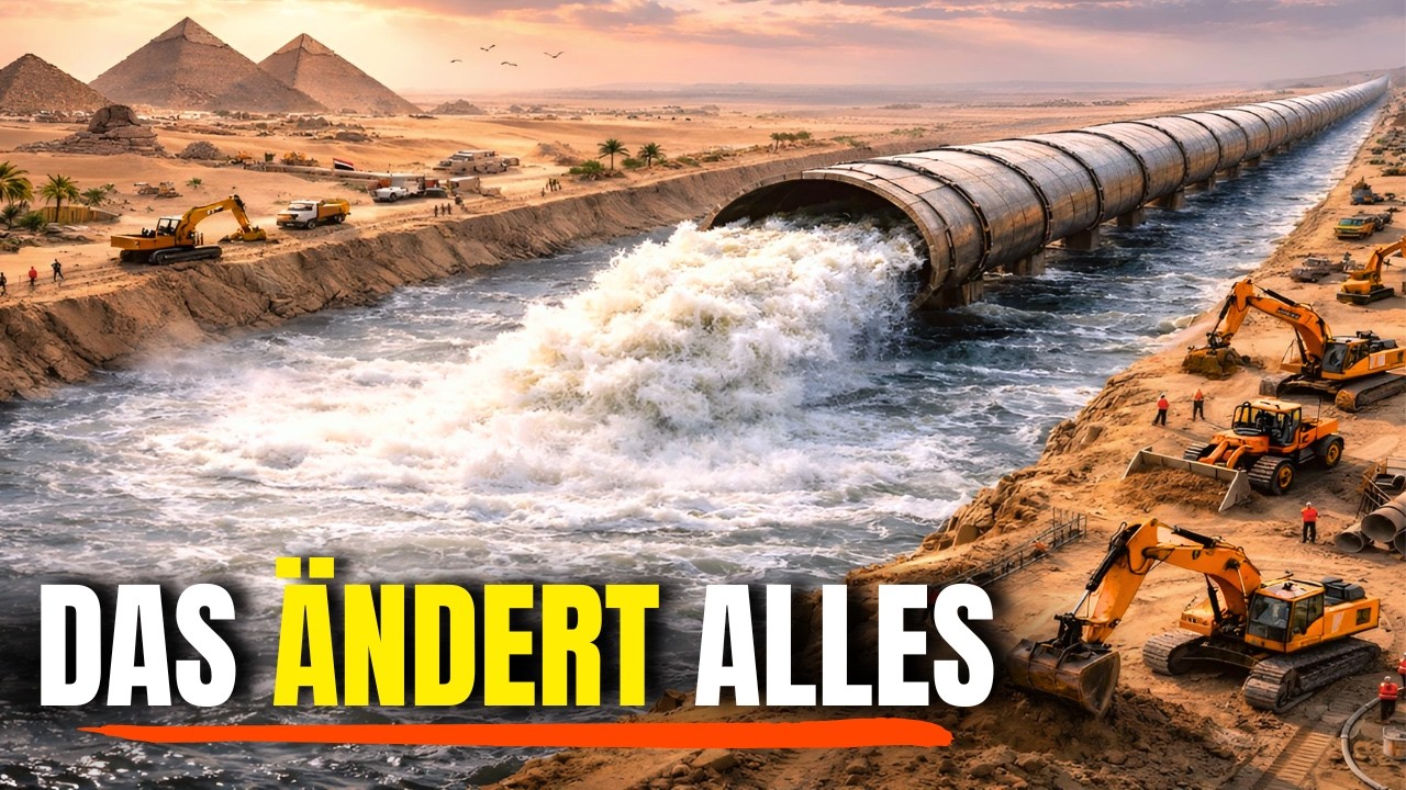 Wie Ägypten die Sahara SPALTET -  Das 114km Mega-Projekt!