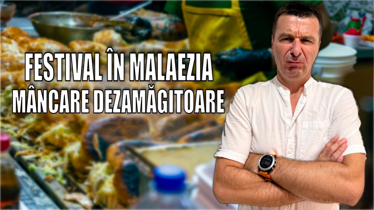 M&acirc;ncare dezamăgitoare la un festival din Malaezia. Am testat 2 feluri de m&acirc;ncare.