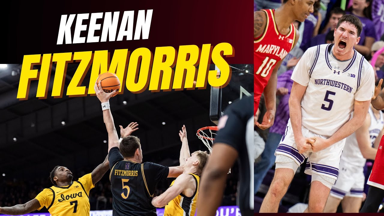 Keenan Fitzmorris Big Ten Basketball Highlights - Northwestern University