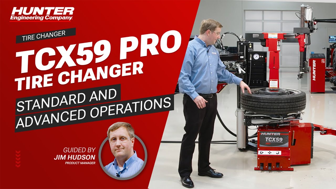 TCX59 Pro Tire Changer: Standard and advanced operations