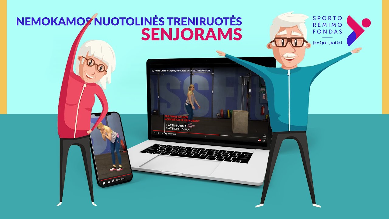 Treniruotes senjorams  Amber CrossFit Legendos Online treniruote 03 08 z