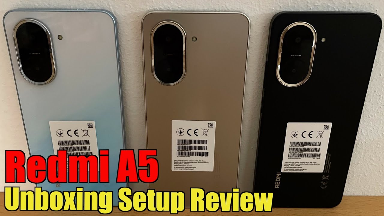 Redmi A5 kicsomagolás és bemutató / Ennyi pénzért ajándék 😮
