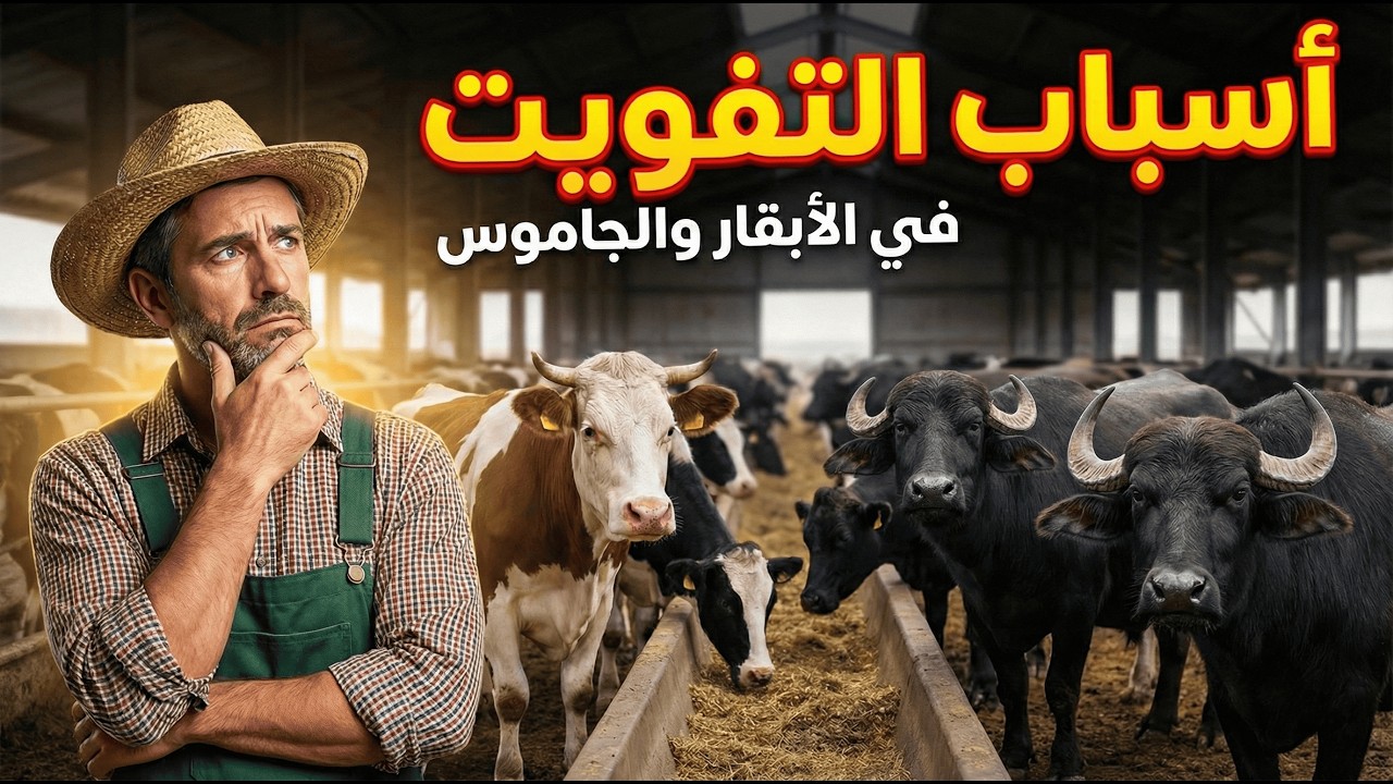 اسباب التفويت فى الأبقار والجاموس