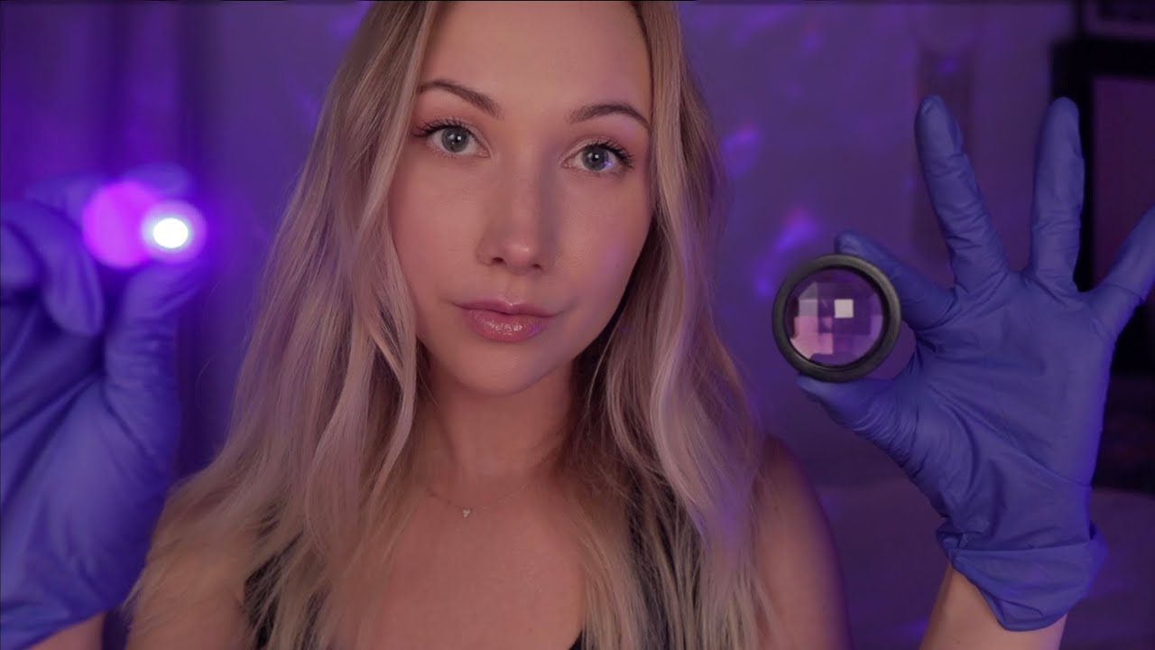 ASMR Cranial Nerve Exam That’s Actually a Sleep Spell 💤  Visual Hypnosis & Magical Tools 🔮