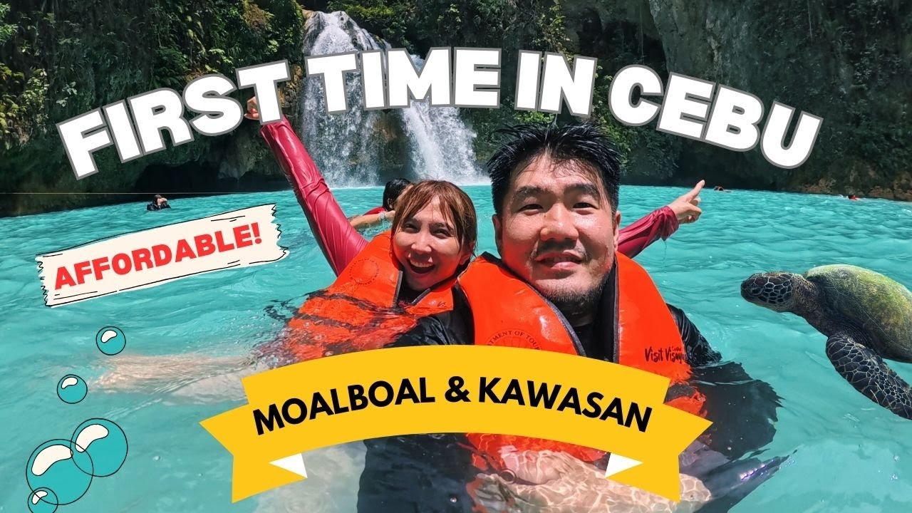 Sa Wakas! Korean Husband's First Cebu Tour! - Moalboal, Kawasan Falls, & Carcar Lechon
