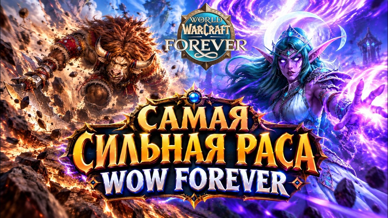 Хочешь знать самую сильную расу в WOW Forever? А так же все расовые способности жрецов!