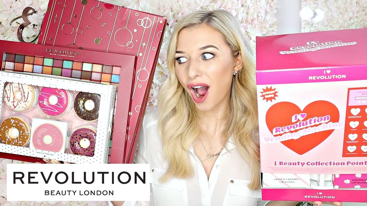 HUGE MAKEUP REVOLUTION HAUL 2019 / VENDING MACHINE, LAST MINUTE CHRISTMAS GIFTS, ADVENT CALENDARS