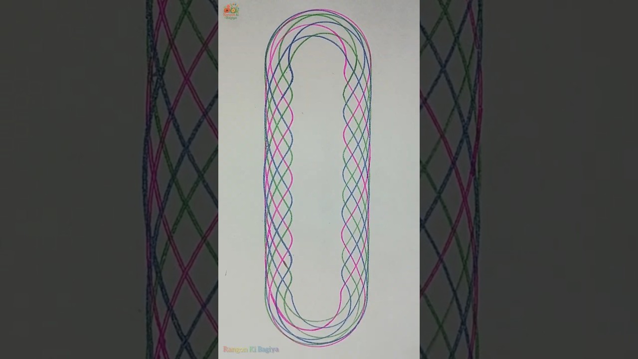 Mesmerizing Spirograph Line Art ✨ | Colorful Geometric Drawing | 
