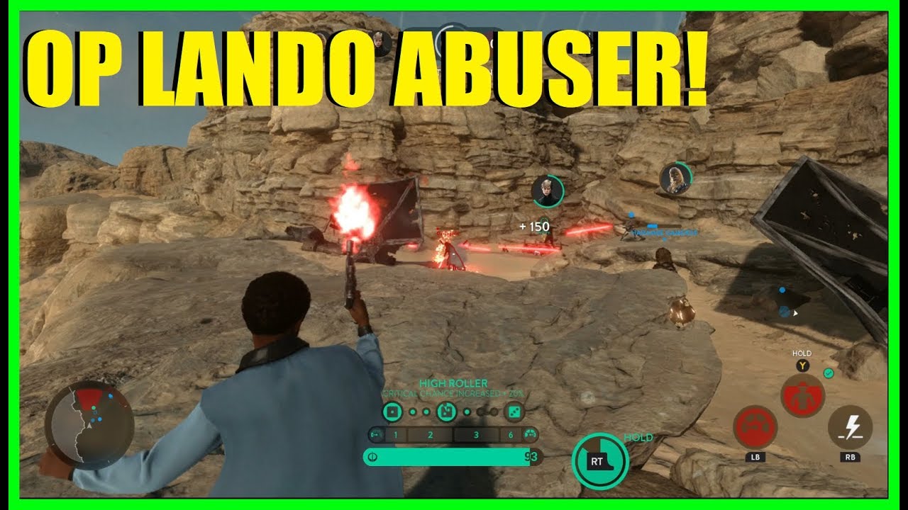 Star Wars Battlefront - I'm an OP Lando abuser XD