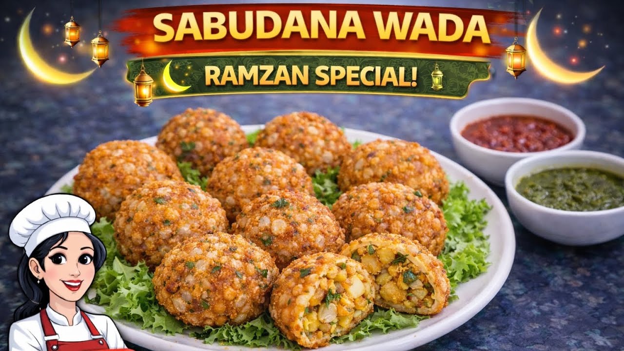 Crispy Sabudana Wada at Home | Perfect Ramzan Snack 🔥