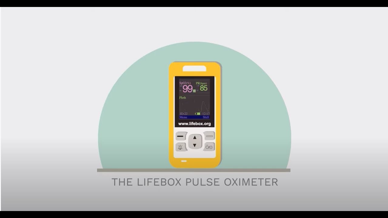 How to use the Lifebox pulse oximeter
