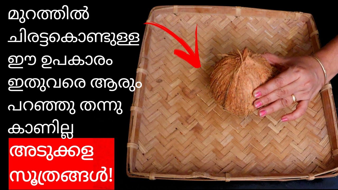 മുറത്തിൽ ചിരട്ടകൊണ്ടുള്ള ഈ ട്രിക്ക് ചെയ്താൽ വീട്ടുകാരെല്ലാം ഉറപ്പായും അത്ഭുതപ്പെടും കണ്ടോളൂ | Tips