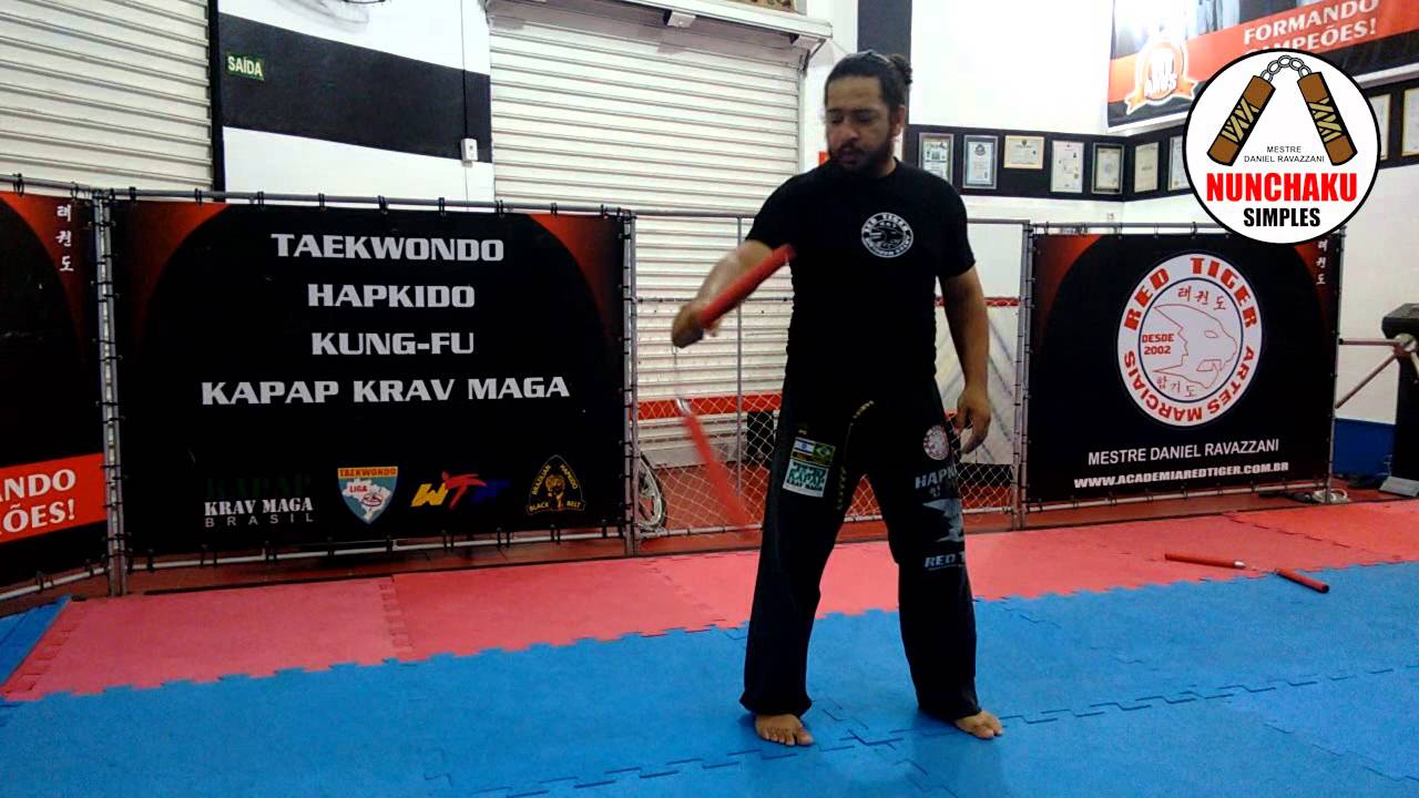 Nunchaku Simples - aula 5 (Mestre Daniel Ravazzani)