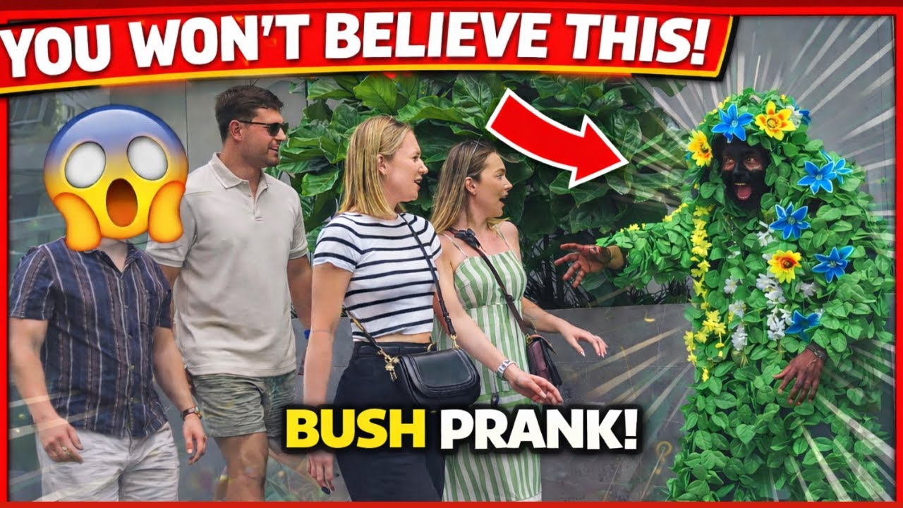 Bush Man Prank 🤣 Hidden Bush Prank Has People SCREAMING