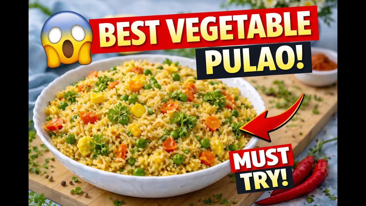 🔥 You’ll Forget Biryani After This Veg Pulao 😱 | Easy & Tasty Recipe