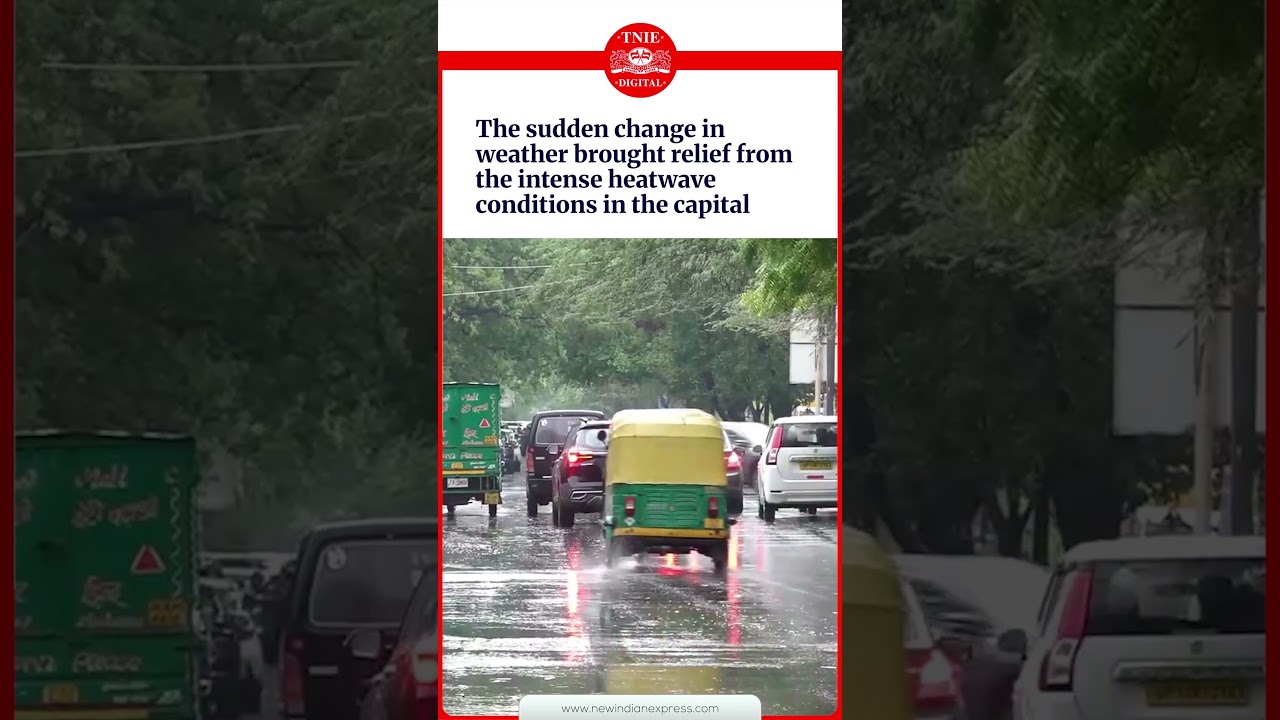 Delhi-NCR Hit by Intense Storm, Heavy Rain; IMD Issues Red Alert