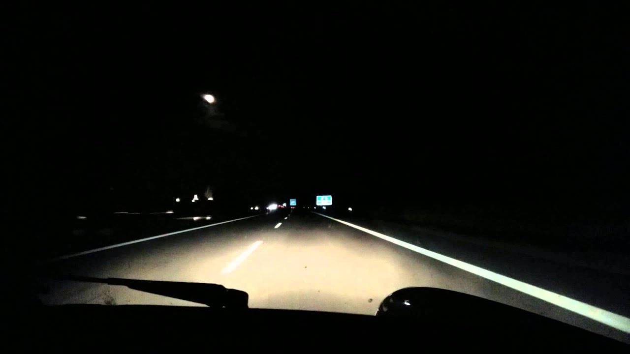Ruf CTR (yellow bird) - accelerations on german Autobahn SOUND