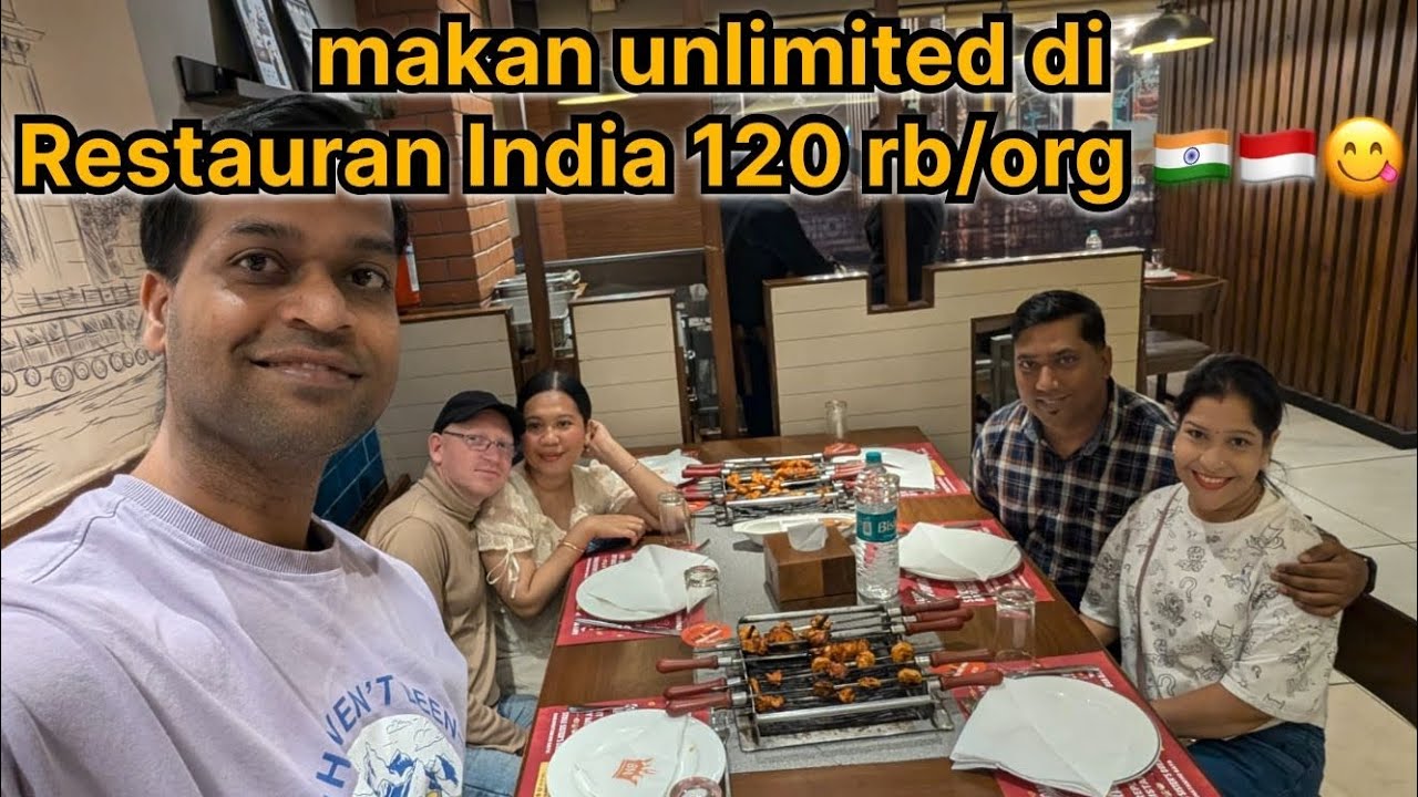 Makan sepuasnya di Restauran India sebelum balik Indonesia 🇮🇳🇮🇩😋