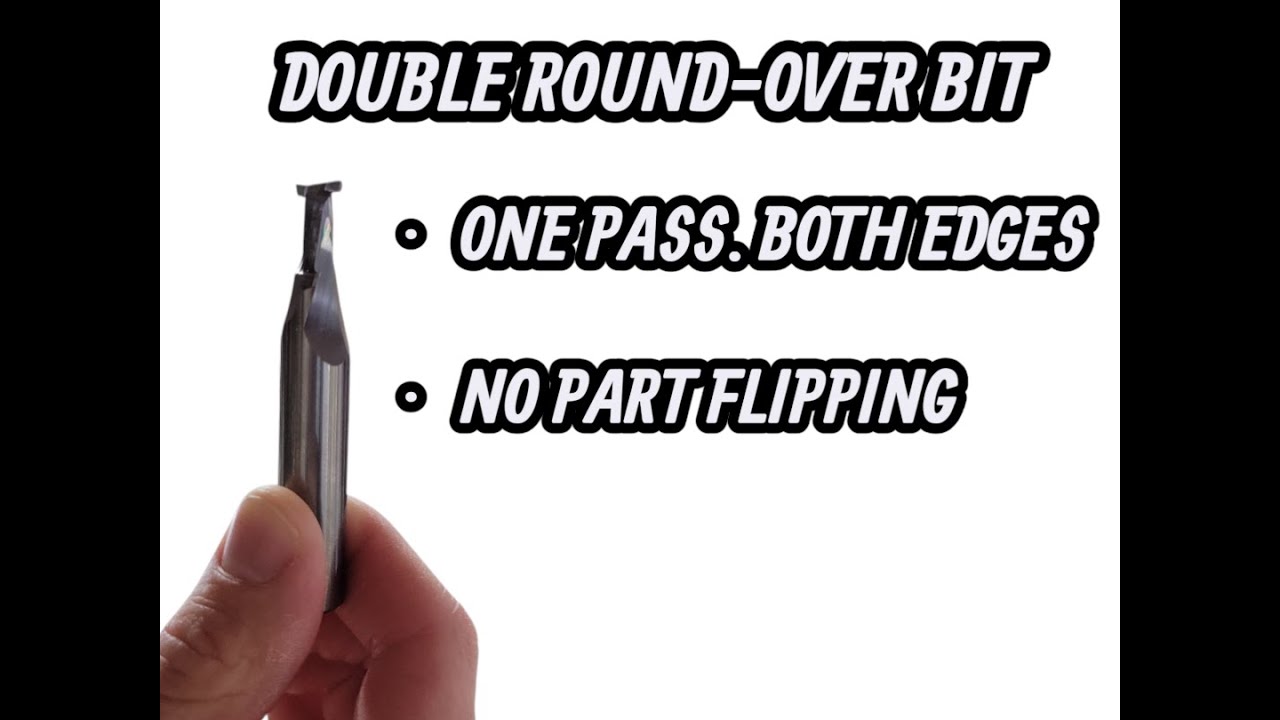 Double Round-Over CNC Router Bit Explained | One-Pass Edge Rounding Without Flipping