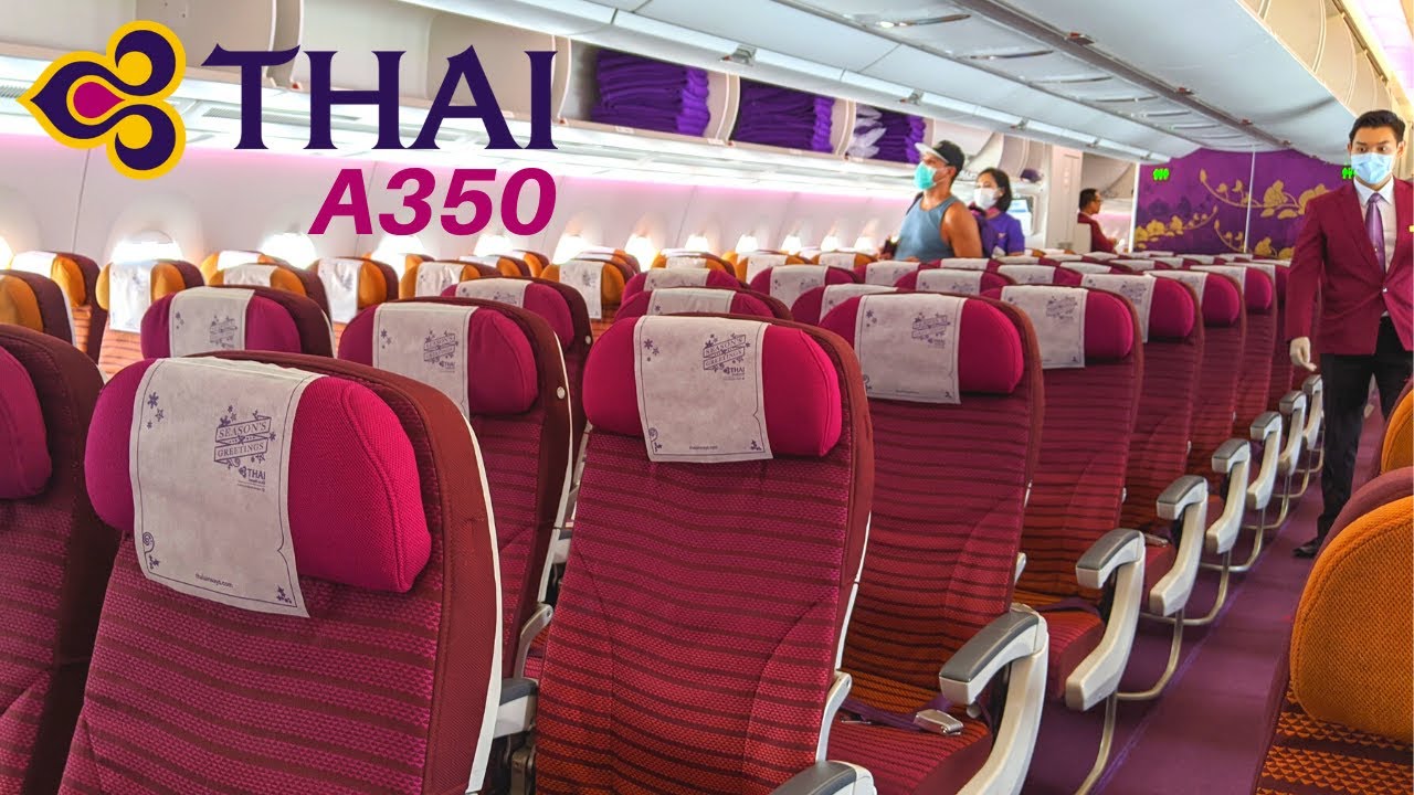 THAI AIRWAYS BRAND NEW AIRBUS A350-900 (ECONOMY) | Phuket - Bangkok