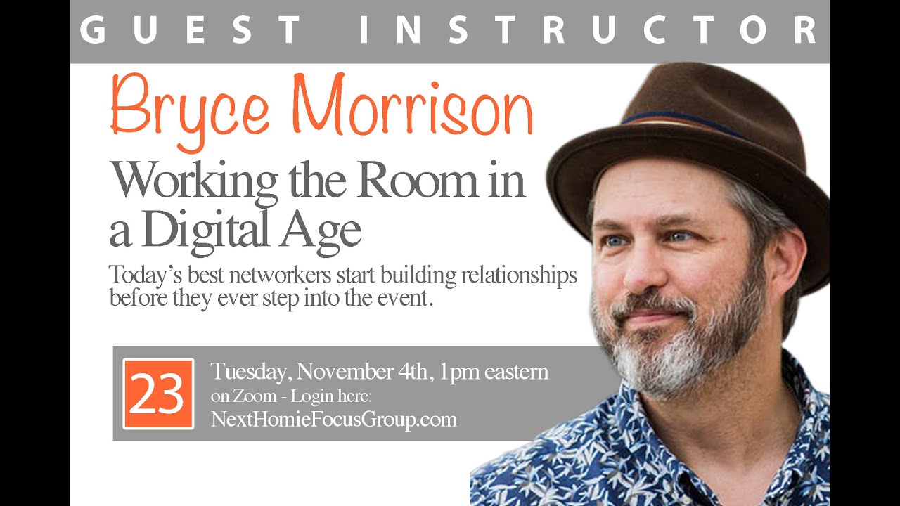 Bryce Morrison - Working the Room in a Digital Age