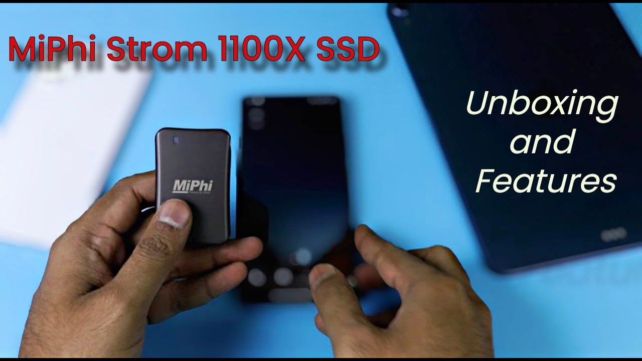 The Smallest Yet Fastest External SSD? Premium Build! | MiPhi Strom 1100X SSD Review